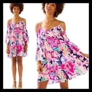 Lilly Pulitzer Vibrant Floral Mini Dress